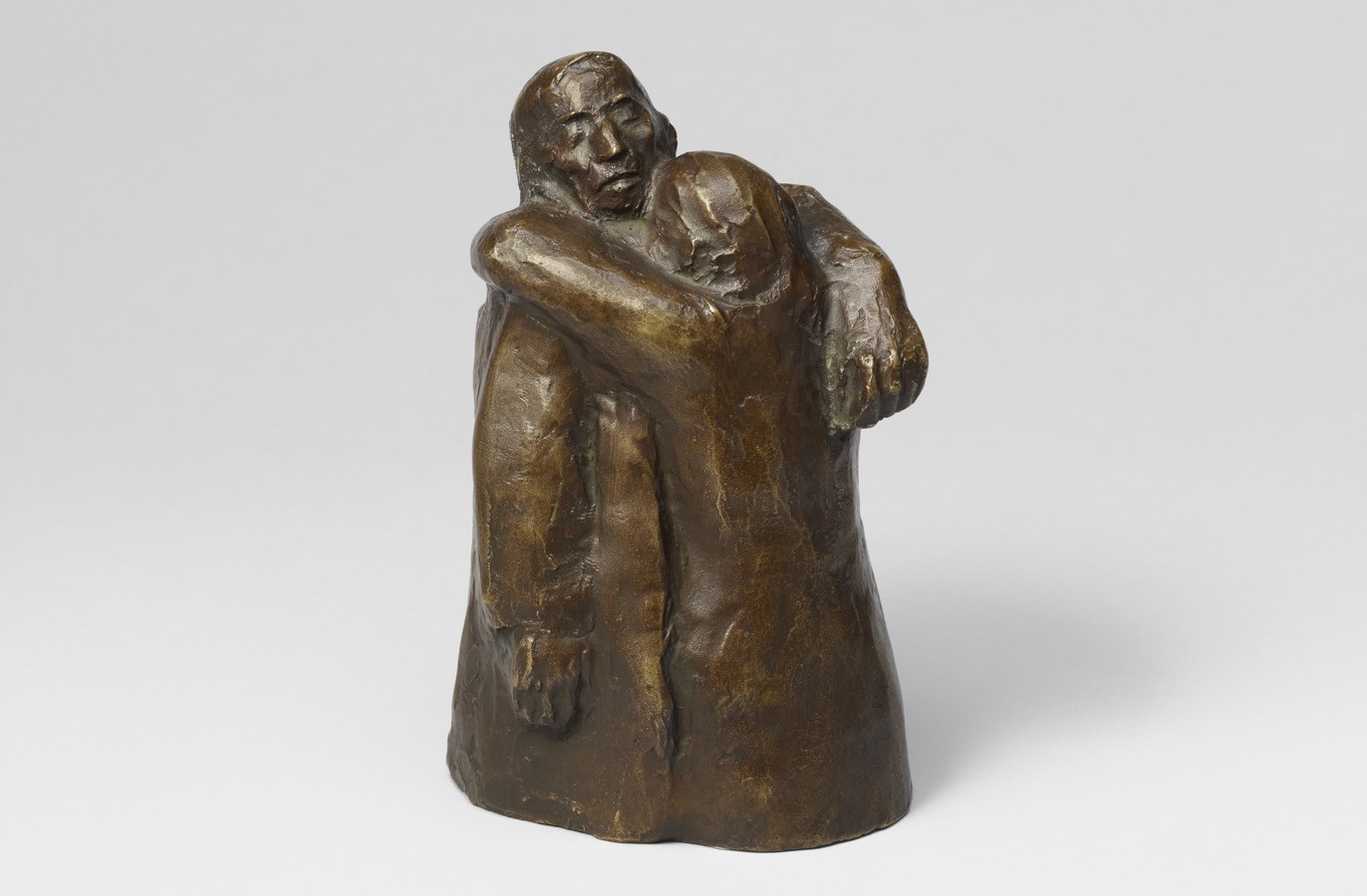Käthe Kollwitz, Abschied, Modell 1940/41, Bronze, Guss wohl 1955, 174 x 107 x 103,5 mm, Seeler 39, Kollwitz Museum Köln, Inv. Nr. 70100/86010.