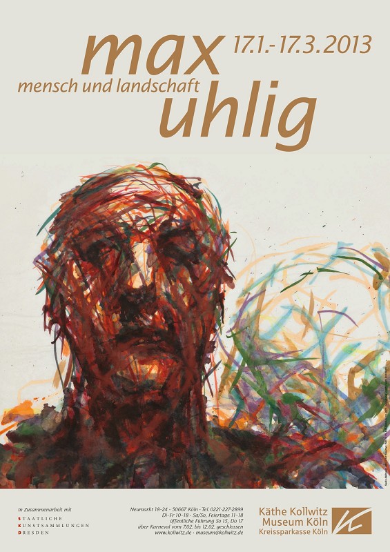 Poster: MAX UHLIG. People and Landscape, 17.1. — 17.3.2013