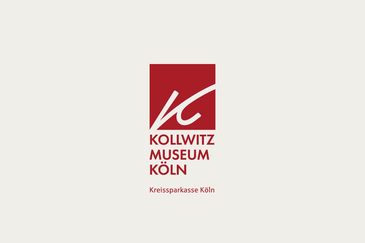 Auf dem Bild sieht man das Logo vom Kollwitz Museum Köln