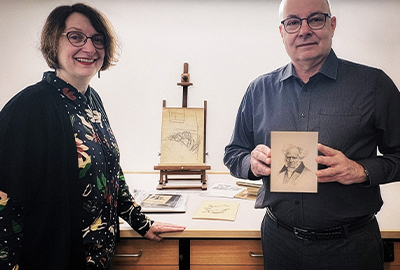 Verschollen geglaubte früheste Kollwitz-Zeichnung nun im Kollwitz Museum Köln