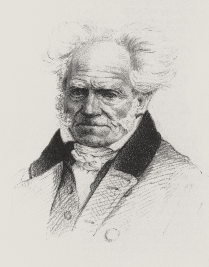 Käthe Kollwitz, Arthur Schopenhauer, 1883, dessin, (pas de NT)