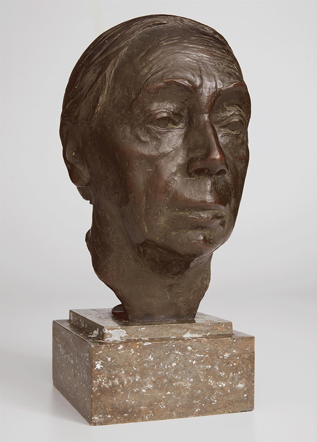 Käthe Kollwitz, Autoportrait, 1926 - 1936, bronze, Seeler 26 II.B.1, collection Kollwitz de Cologne © Käthe Kollwitz Museum Köln