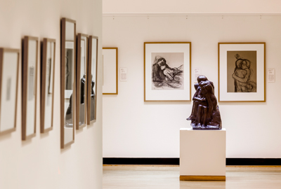 Käthe Kollwitz Museum Cologne - View into the exhibition rooms