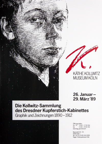 Die Kollwitz Sammlung des Dresdner Kupferstich-Kabinettes. Graphik und Zeichnungen 1890-1912. 26. Januar - 29. März 1989
