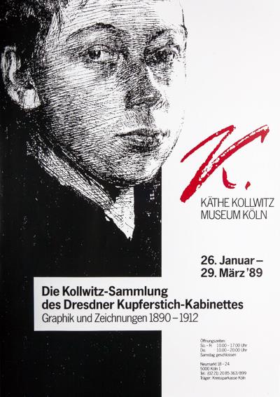 ドレスデンのKupferstich-KabinettのKollwitzコレクション。 グラフィックスと図面1890-1912。 1989年1月26日〜3月29日