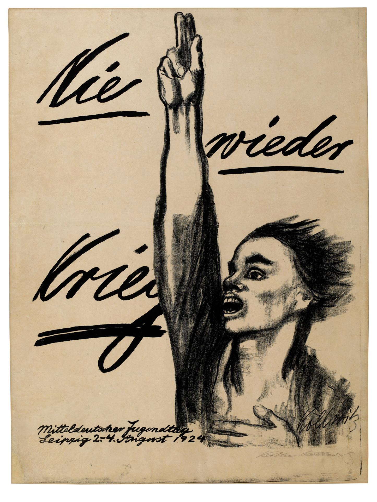 Plakat »Nie wieder Krieg« – Käthe Kollwitz Museum Köln