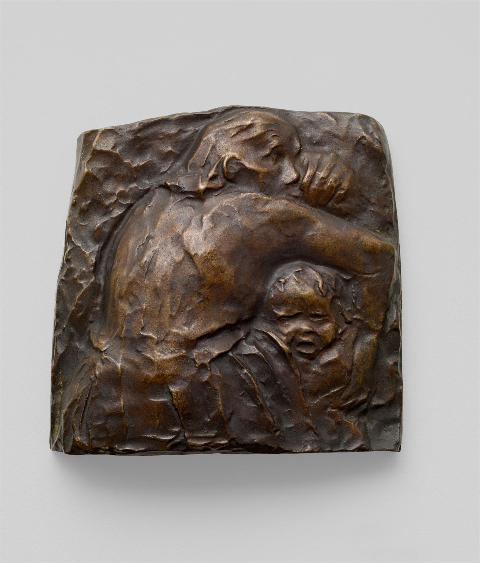 Käthe Kollwitz, Mère protégeant son enfant I, 1941, bronze, Seeler 41 I.B.1., Collection Kollwitz de Cologne © Käthe Kollwitz Museum Köln