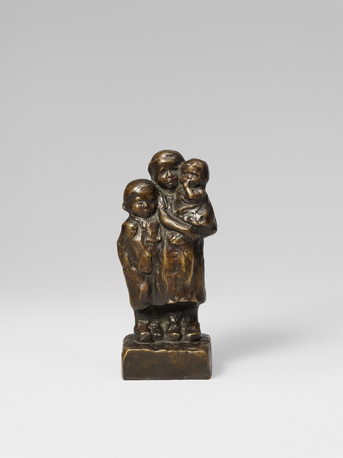 Käthe Kollwitz, Kindergruppe, vor 1939, vermutlich 1936/1937, Bronze, Seeler 33 I.B.8.