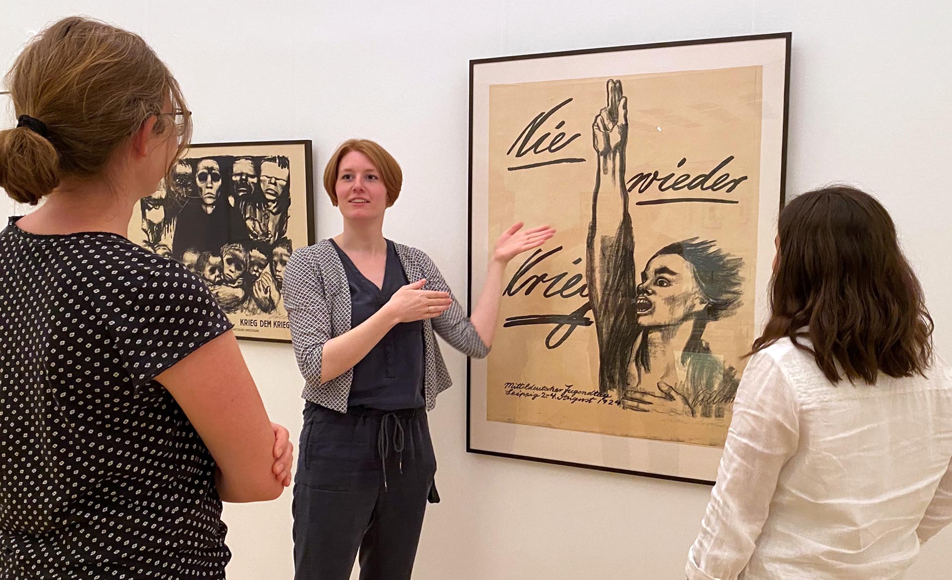Have a Date with Kate! — Kunstvermittlung mit Käthe Kollwitz' Plakat »Nie wieder Krieg«