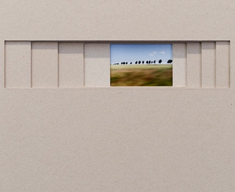RE: KOLLWITZ. The Photography Class, Prof. Heidi Specker / HGB Leipzig, cover image for the exhibition, 29 September to 15 November 2026, Motive: Takeki Hayashida, Yet the landscape is still beautiful, 50 x 40 cm, bookbinding board, fine art print, 2026 © Takeki Hayashida 2026